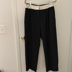 Zara Trouser, White detailing